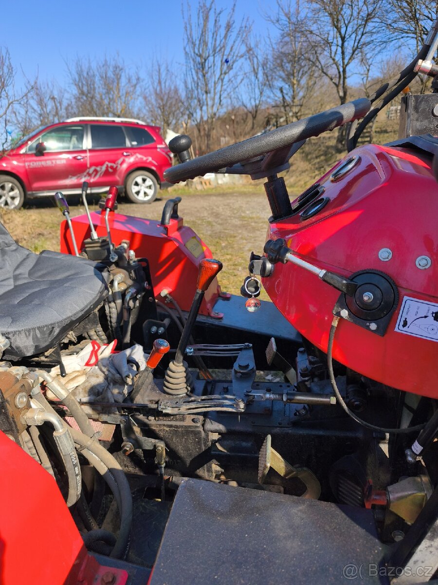 Traktor 50hp +čelní nakladač+radlice+rotavator+bagr - 8