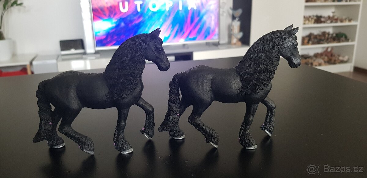 Schleich koně koníci Fríský kůň - 8