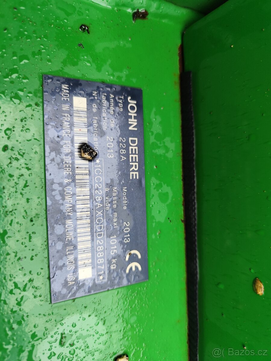 John Deere 228 - čelní disková sekačka s kondicionérem - 8