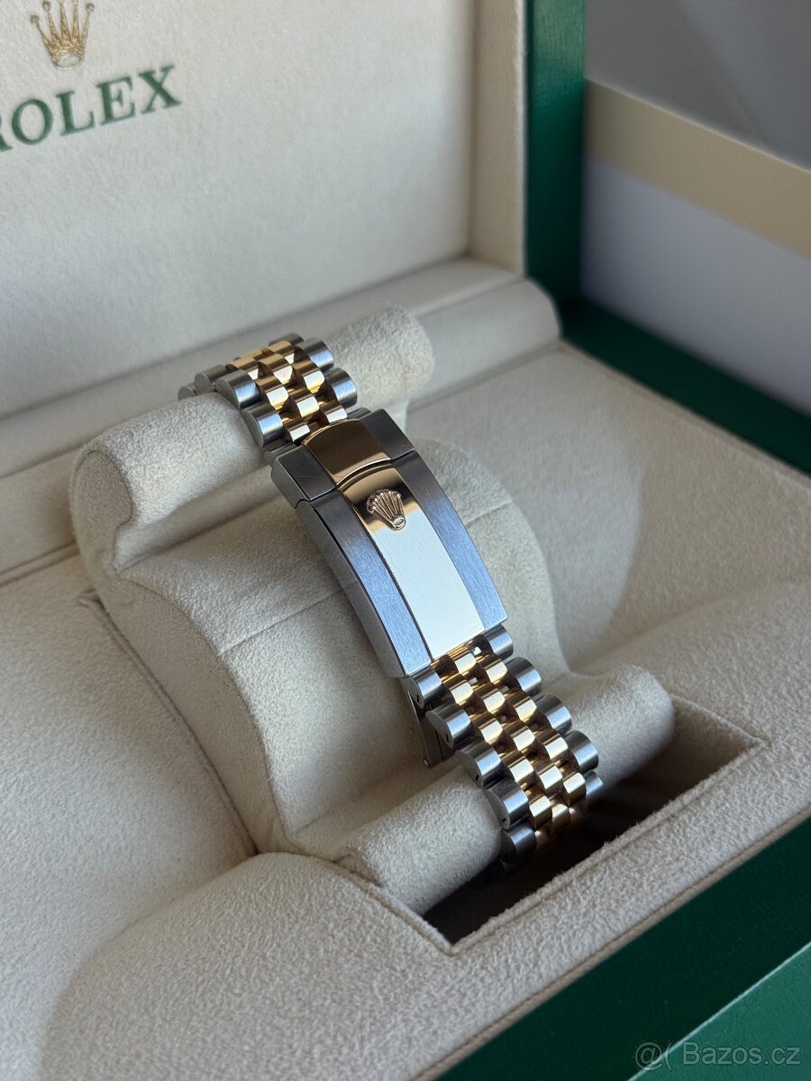 Hodinky Rolex DateJust 41 Diamond dial Full set, Gold/Steel - 8