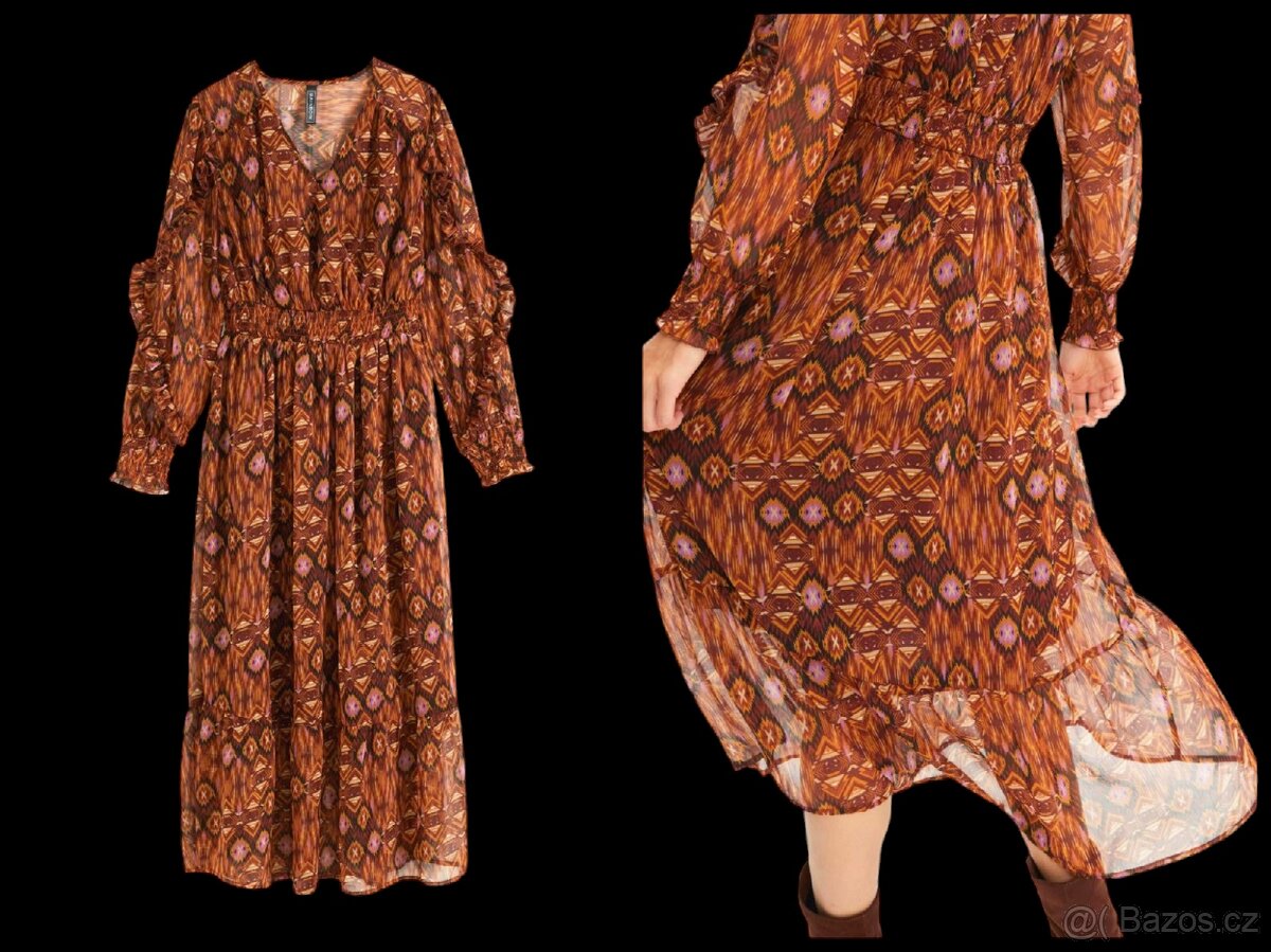 Nové dámské maxi šaty vel.46 - 8