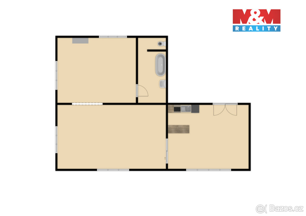 Pronájem bytu 3kk v Hronově - 8