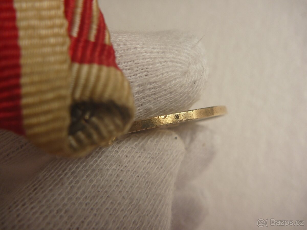 RU velká zlatá medaile statečnost Tapferkeit FJI 1914 WW - 8