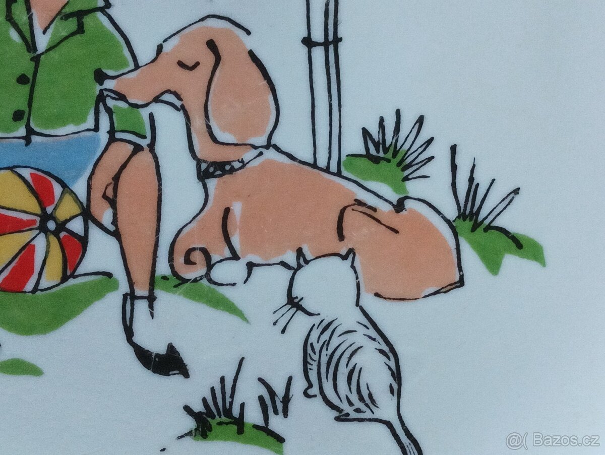 DĚTSKÝ PORCELÁNOVÝ TERMOTALÍŘ FRANCIE - 8