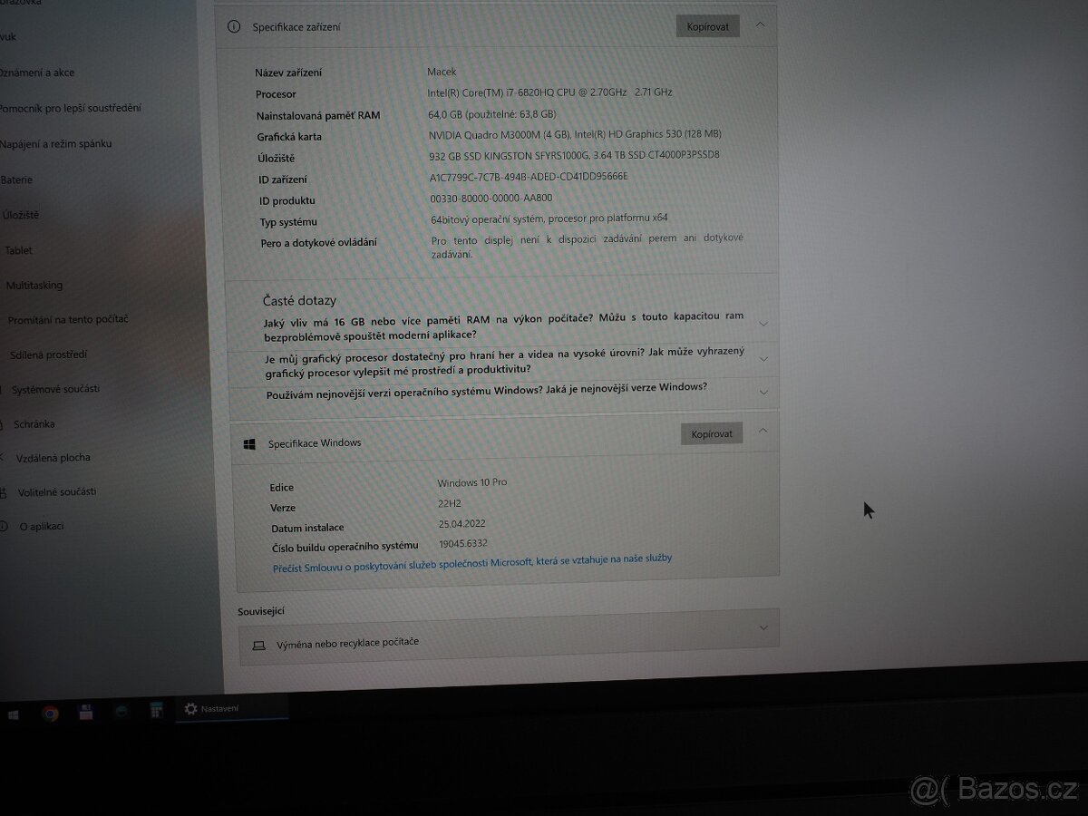 notebook Lenovo ThinkPad P70 4K Pantone - 8