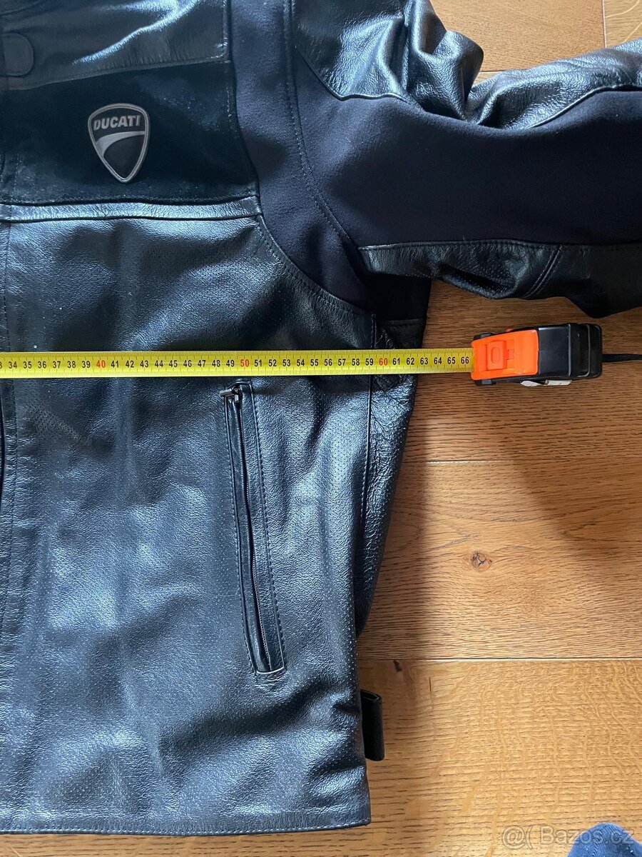 Kombinéza na motorku Dainese Ducati + letní kožená bunda - 8