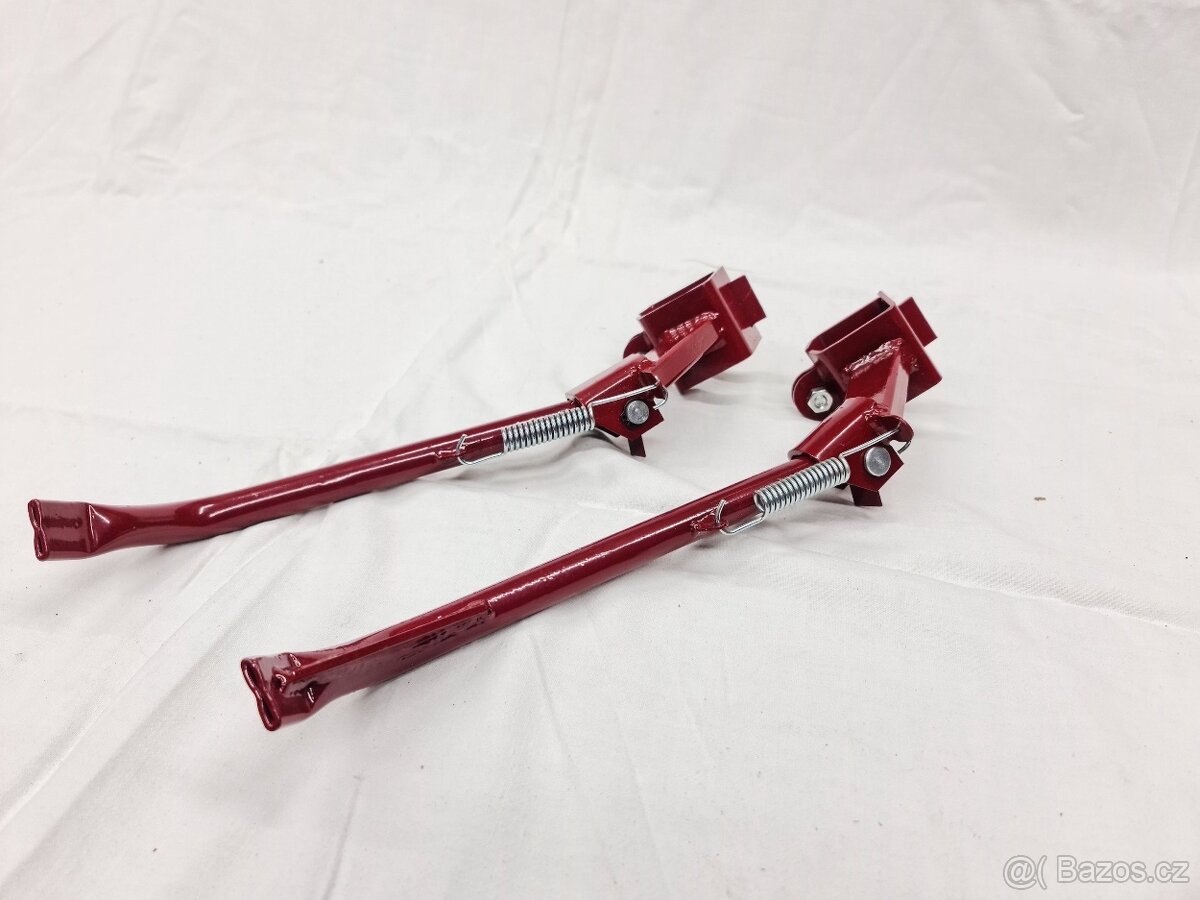 Predám bočný stojan JAWA ČZ 250 350, 16”-19”, replika - 8