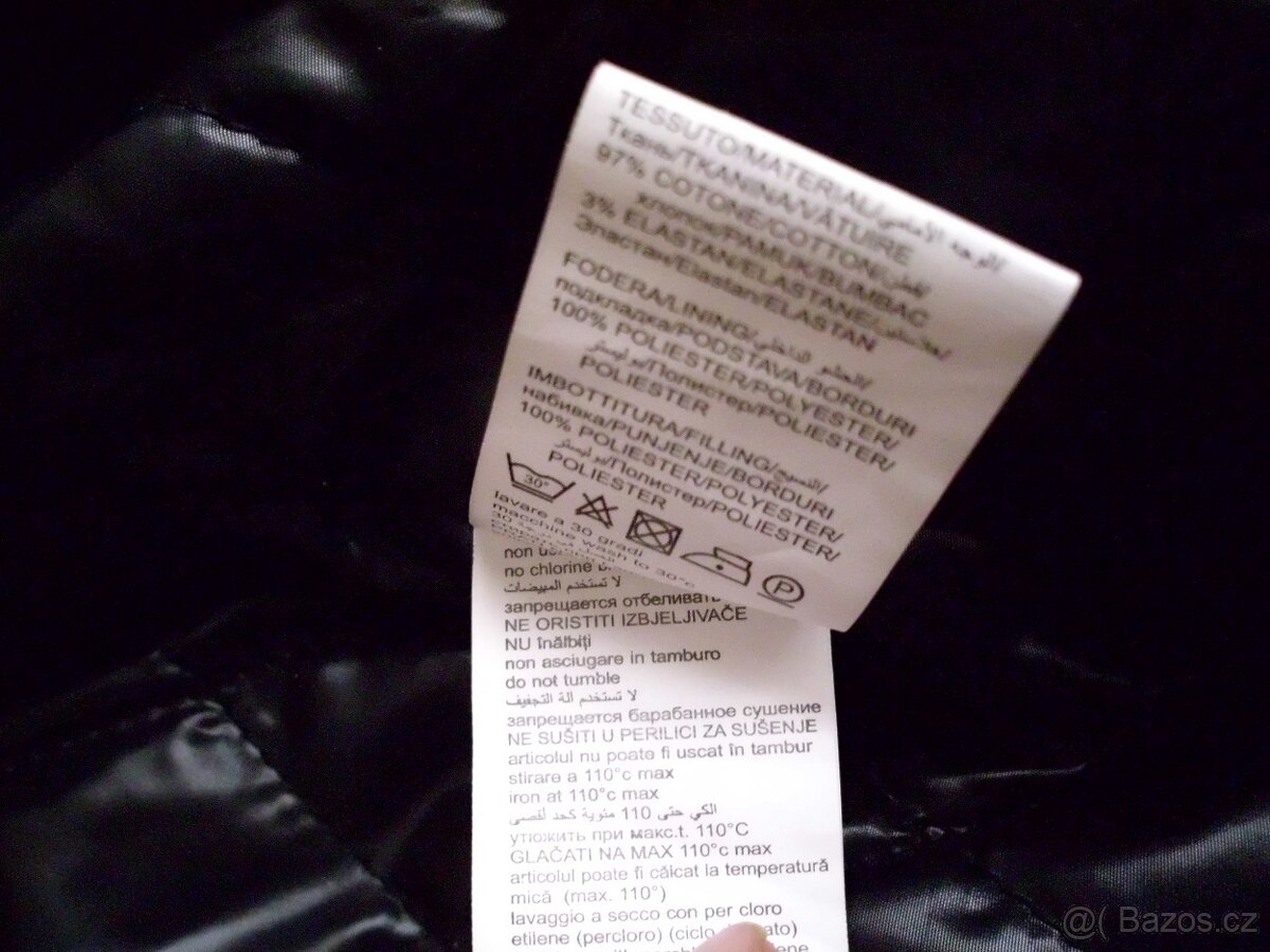 Piazza Italia nový pánsky sakový kabátik zateplený M - 8