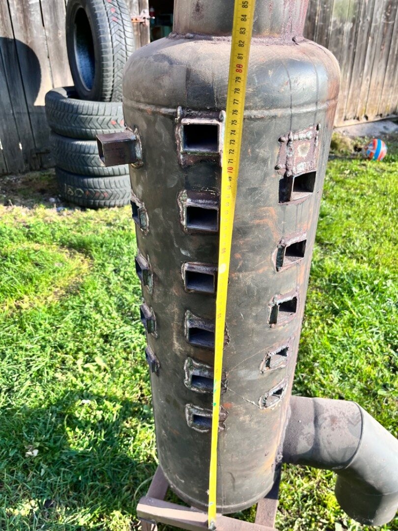 Teplovzdušný výměník tepla do Garáže - 8