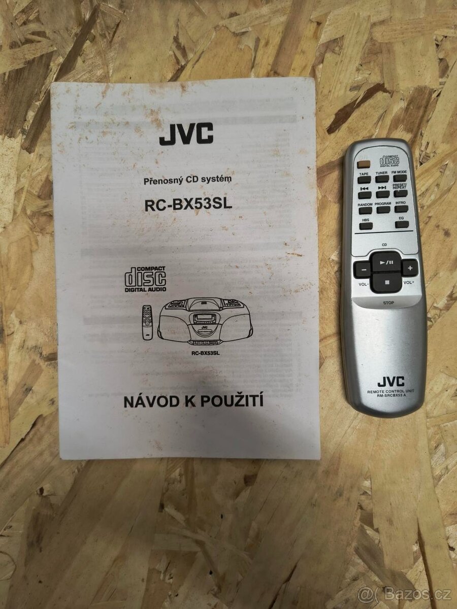 Radiomagnetofon s CD JVC RC-BX53SL - 8