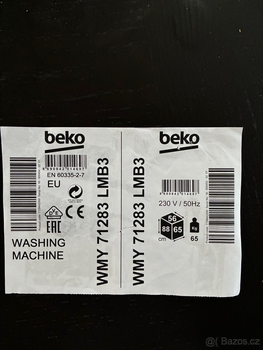 Myčka BEKO WMY 71283 LMB3 - 8