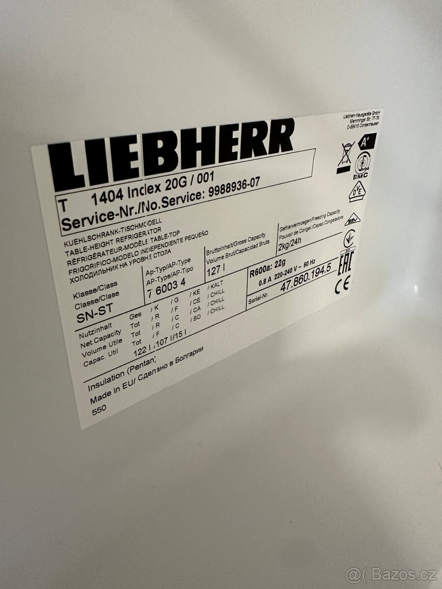 Lednice s mrazákem Liebherr (130) - 8