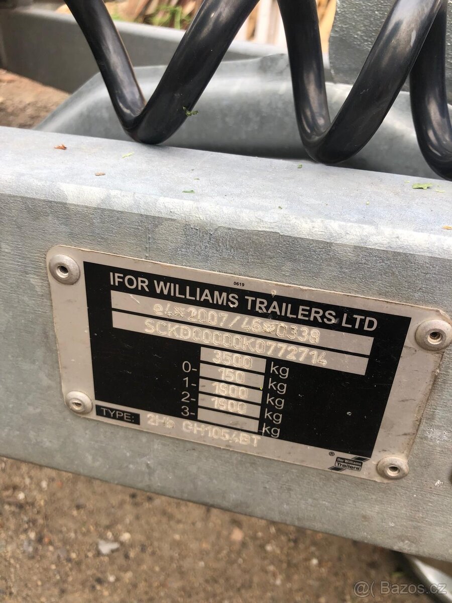 Přívěs Ifor Williams Trailers DB NOVÁ STK - 8