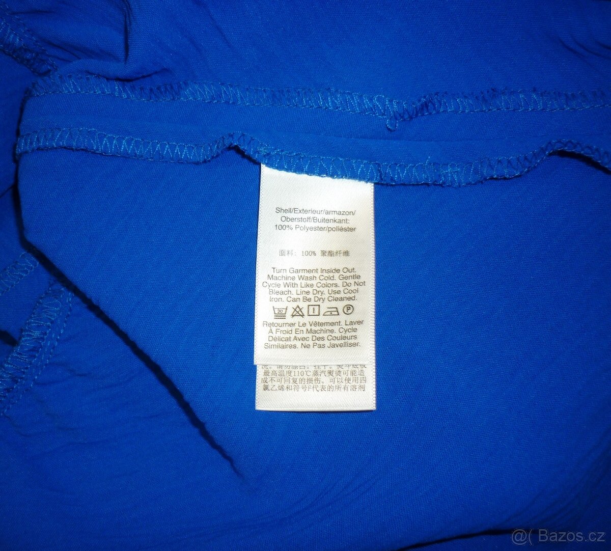 Modré šaty s volánem DKNY - 8