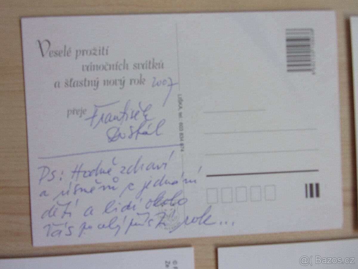 15x POHLEDNICE FRANTIŠEK DOSTÁL + 1x s podpisem - 8
