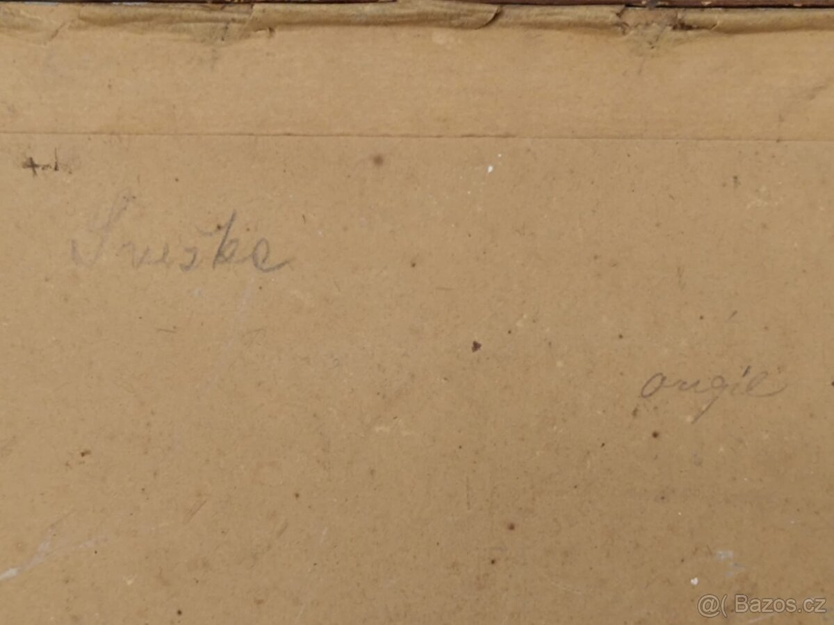 Obraz Sněžka, A. Esche, olej 30x37 - 8