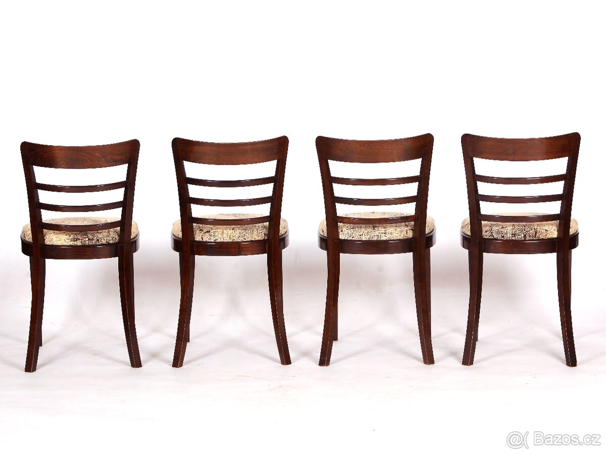 Přečalouněné retro židle SETONA, 4 kusy. - 8