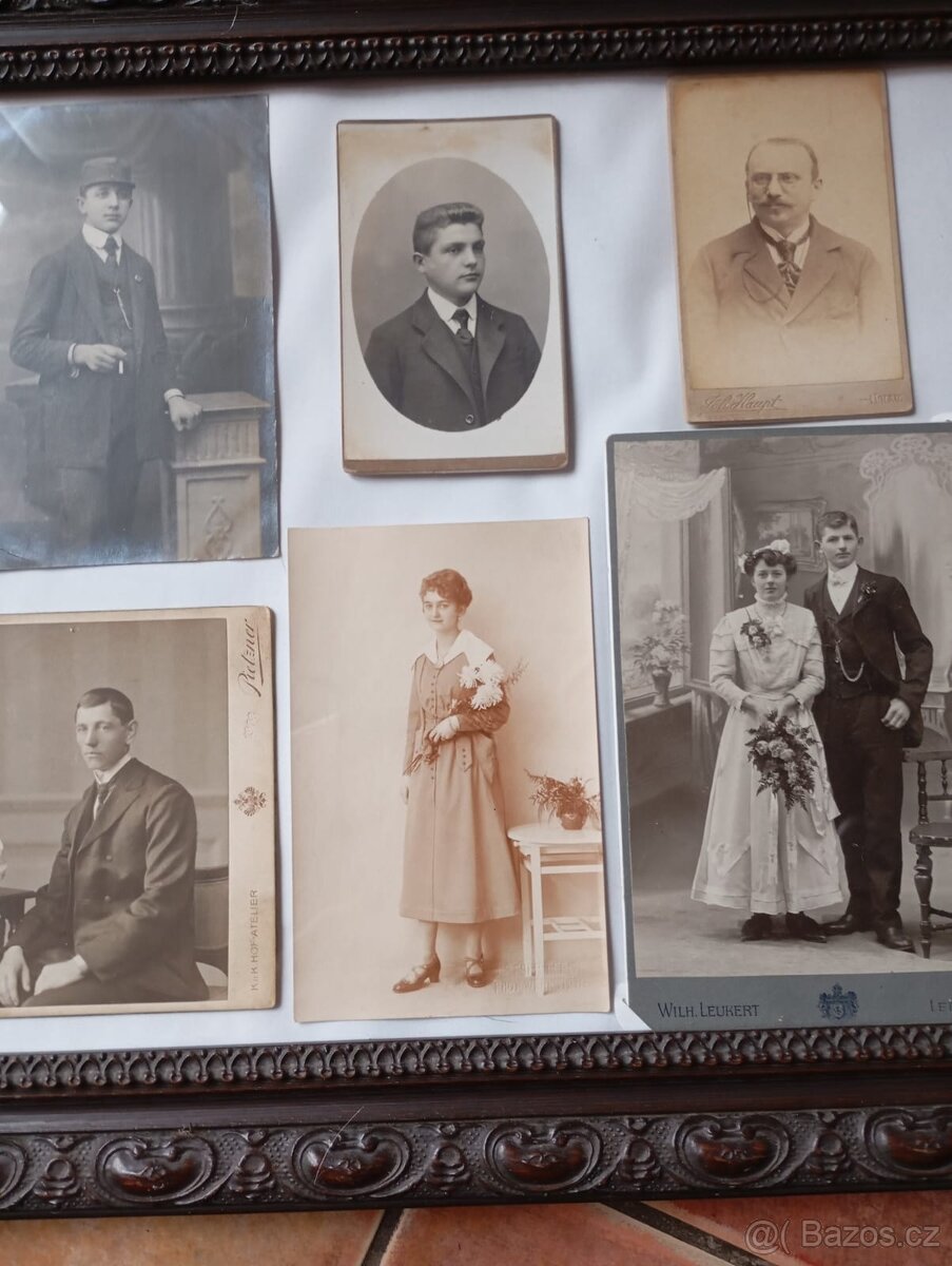 Kabinetky zarámované 3ks - 8