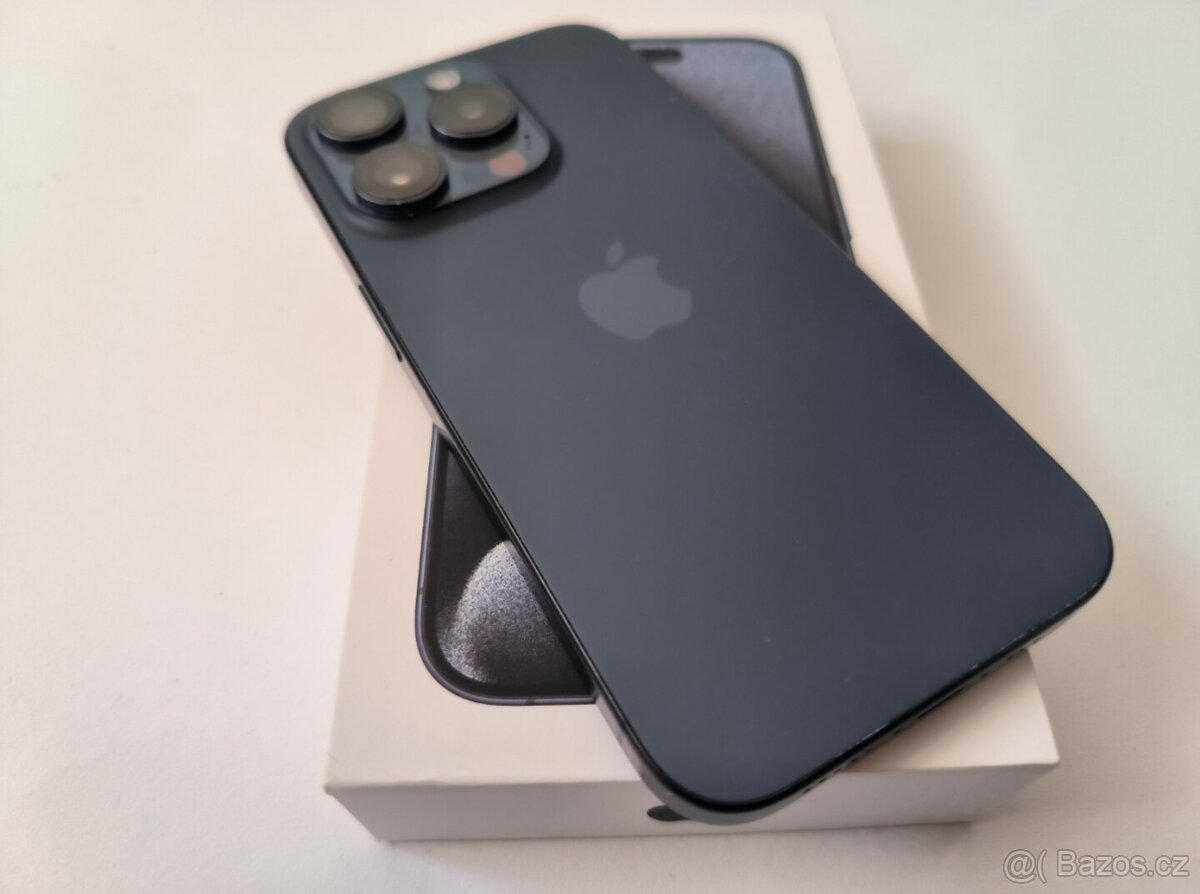 apple iphone 15 PRO 256gb Blue Titanium / Batéria 87% - 8