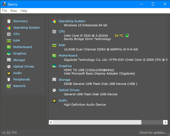 Kombo Gigabyte H77M-D3H Intel Core i5 12GB DDR3 RAM - 8