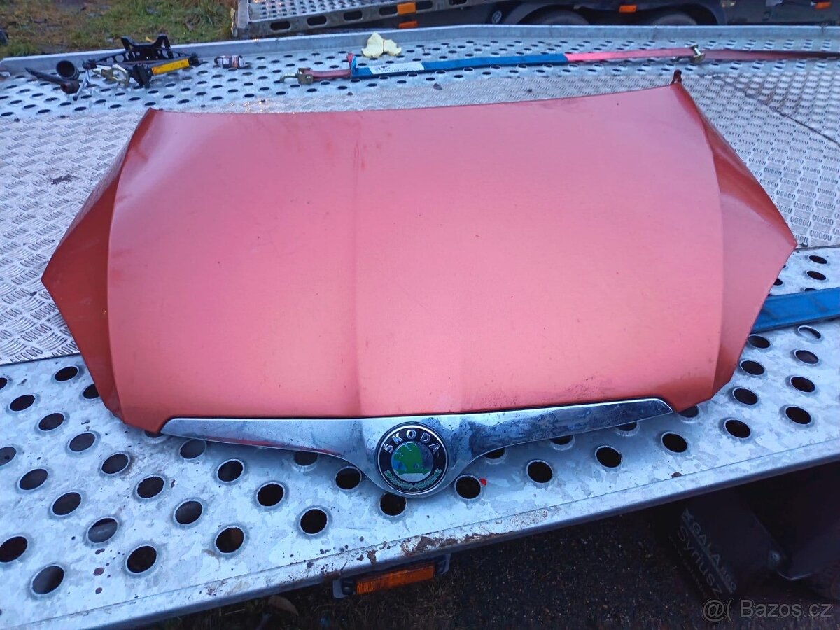 Díly na předek Fabia 2 předface oranžová 9771 - 8