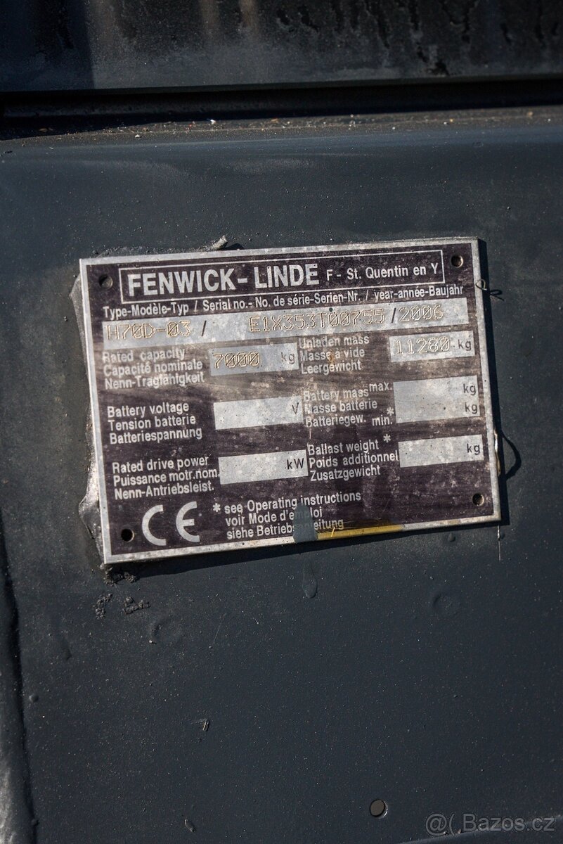 Vysokozdvižný vozík Linde H70D-03 (VV0116) - 8