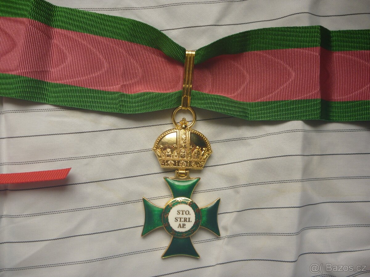 RU Královský řád svatého Štěpána komtur komander kříž - 8