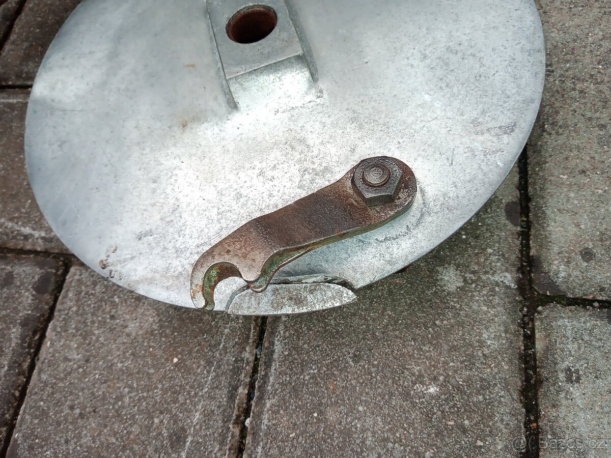 Jawa 500 OHC typ šnek přední kolo včetně štítu - 8