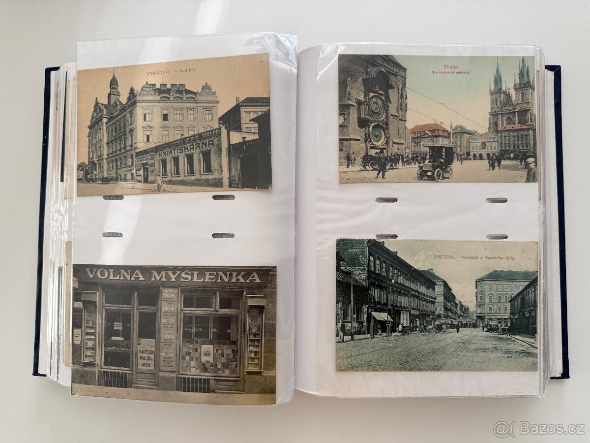 Album historických pohlednic Praha a okolí (cca 244 ks) - 8