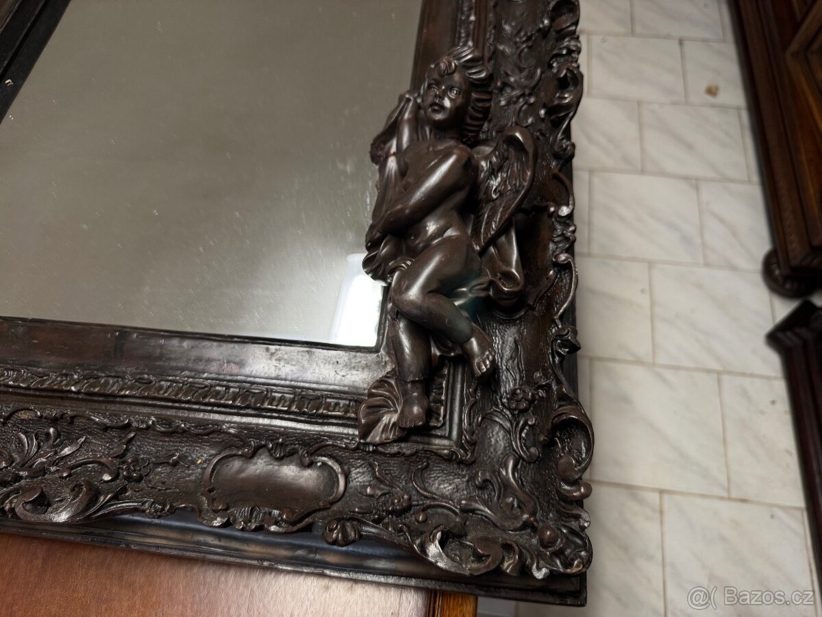 Starožitné zrcadlo s aplikami - 8