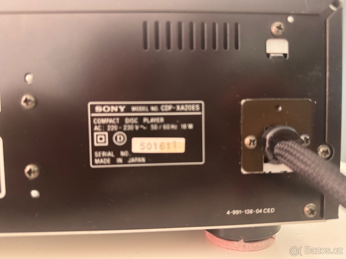 SONY CDP-XA20ES - (po servisu, TOP stav vč. original box) - 8