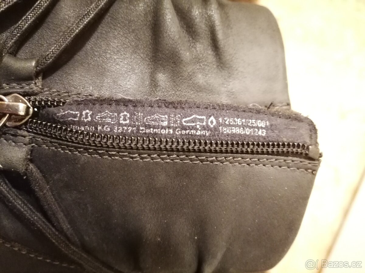 Kožené kotníkové kozačky zn. : Tamaris - 8