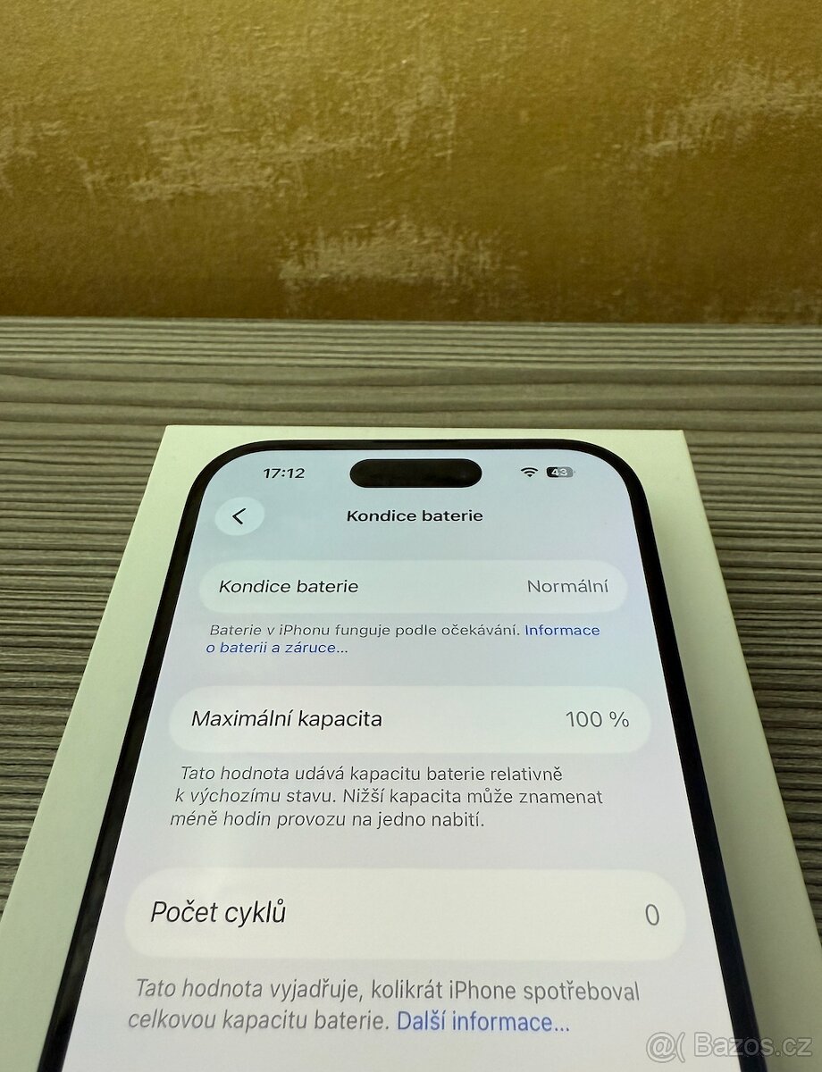 Apple iPhone 15 Pro 512GB Modrý, 100% baterie - 8