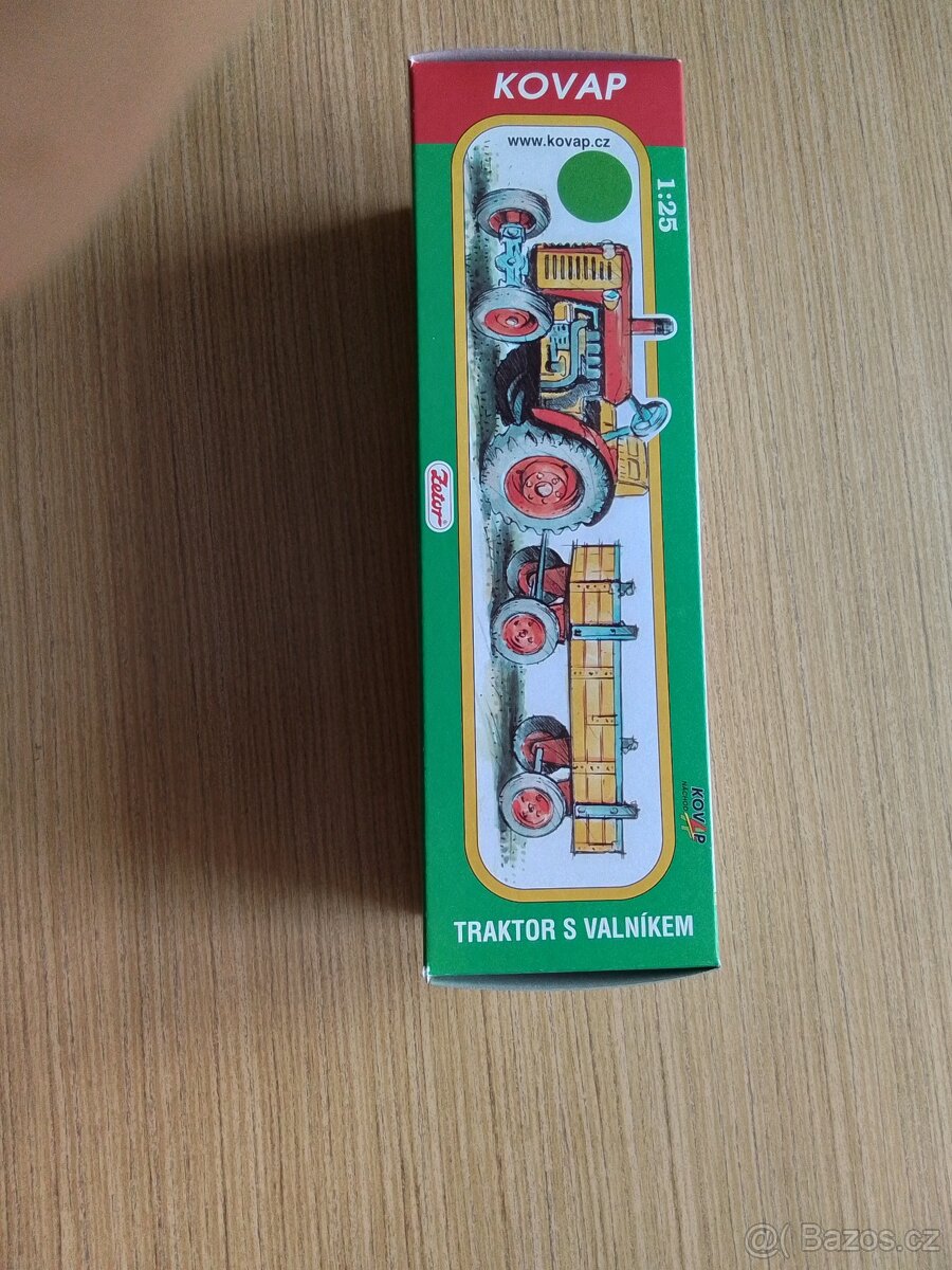 Traktor s valníkem zelený - 8