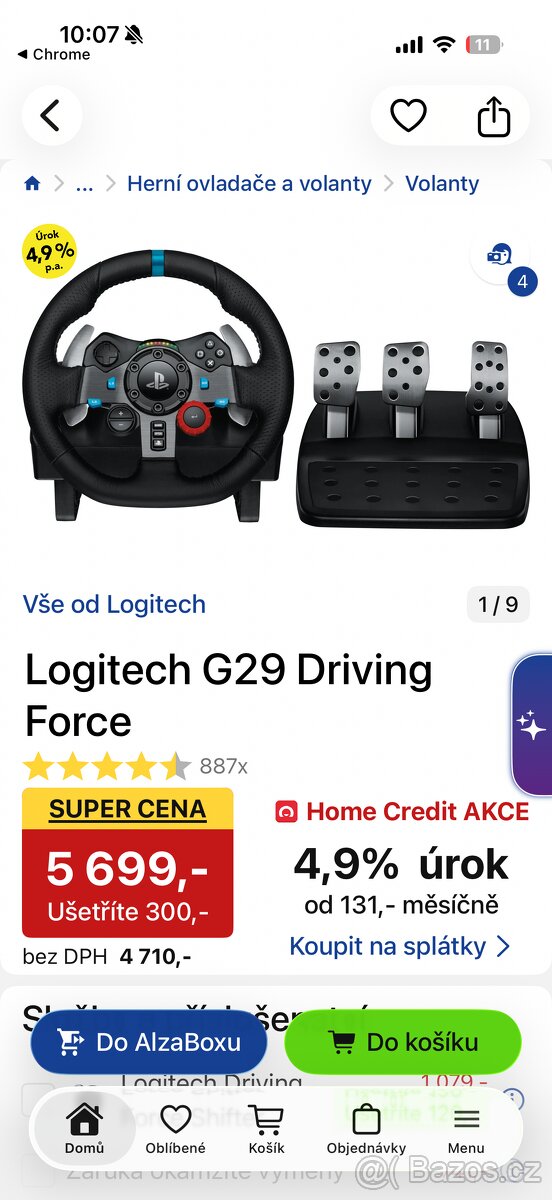Logitech G29 Driving Force - 8