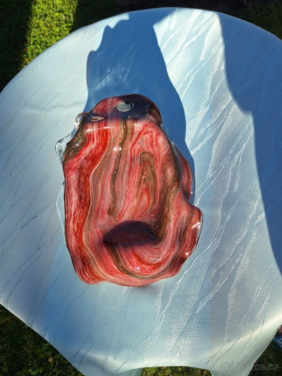 LUXUSNÍ SKLENĚNÁ MÍSA VÝTVARNÍK PETER KASPAR - 8