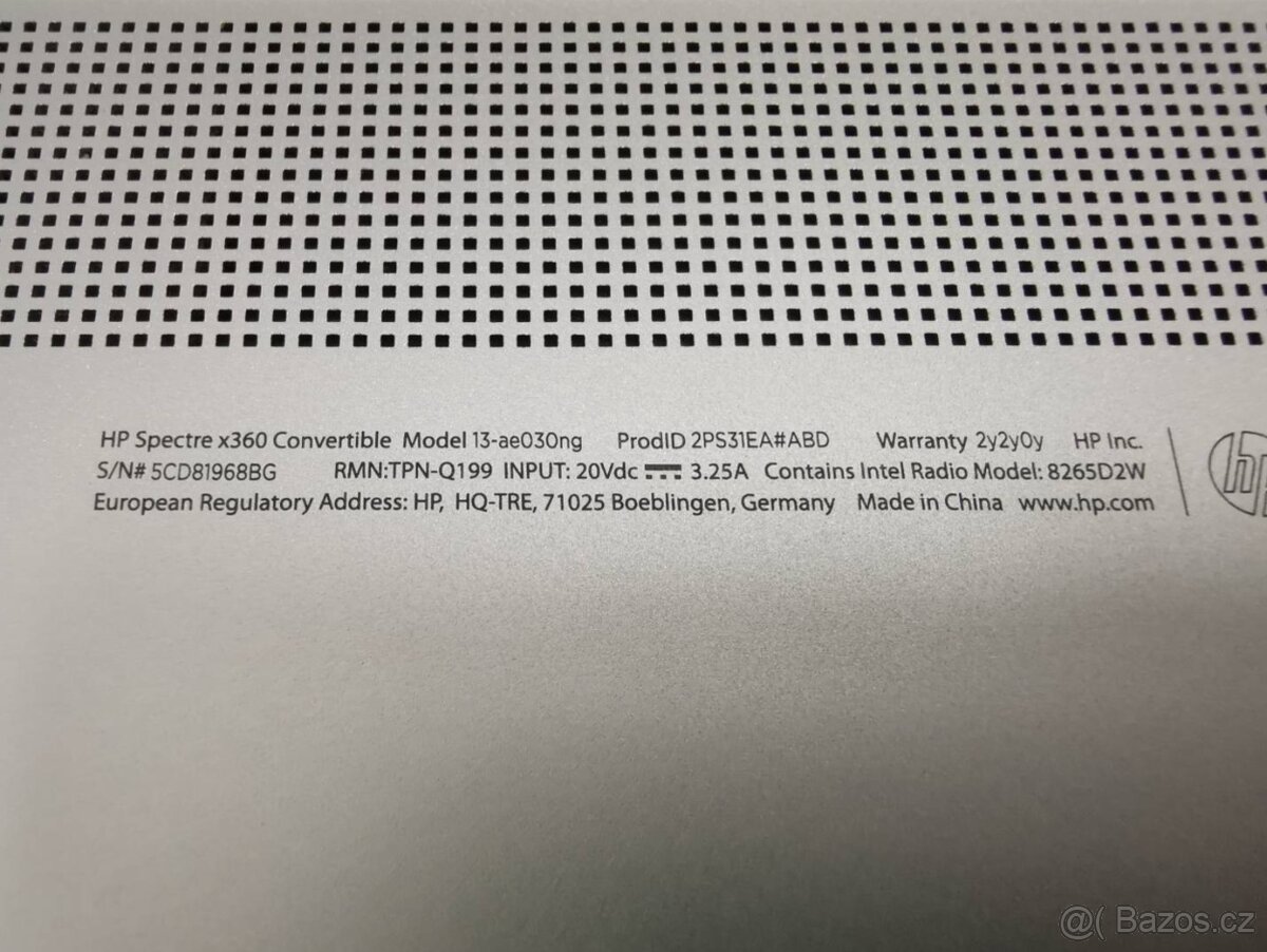 Notebook HP Spectre X360 - 8