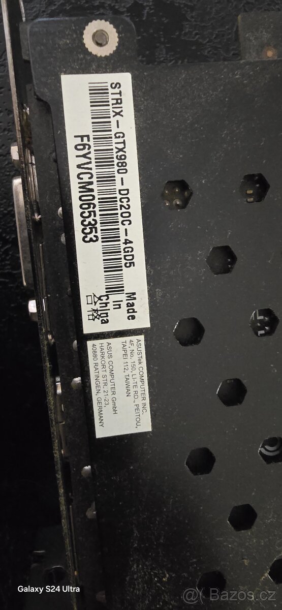Asus strix Gtx 980 - 8