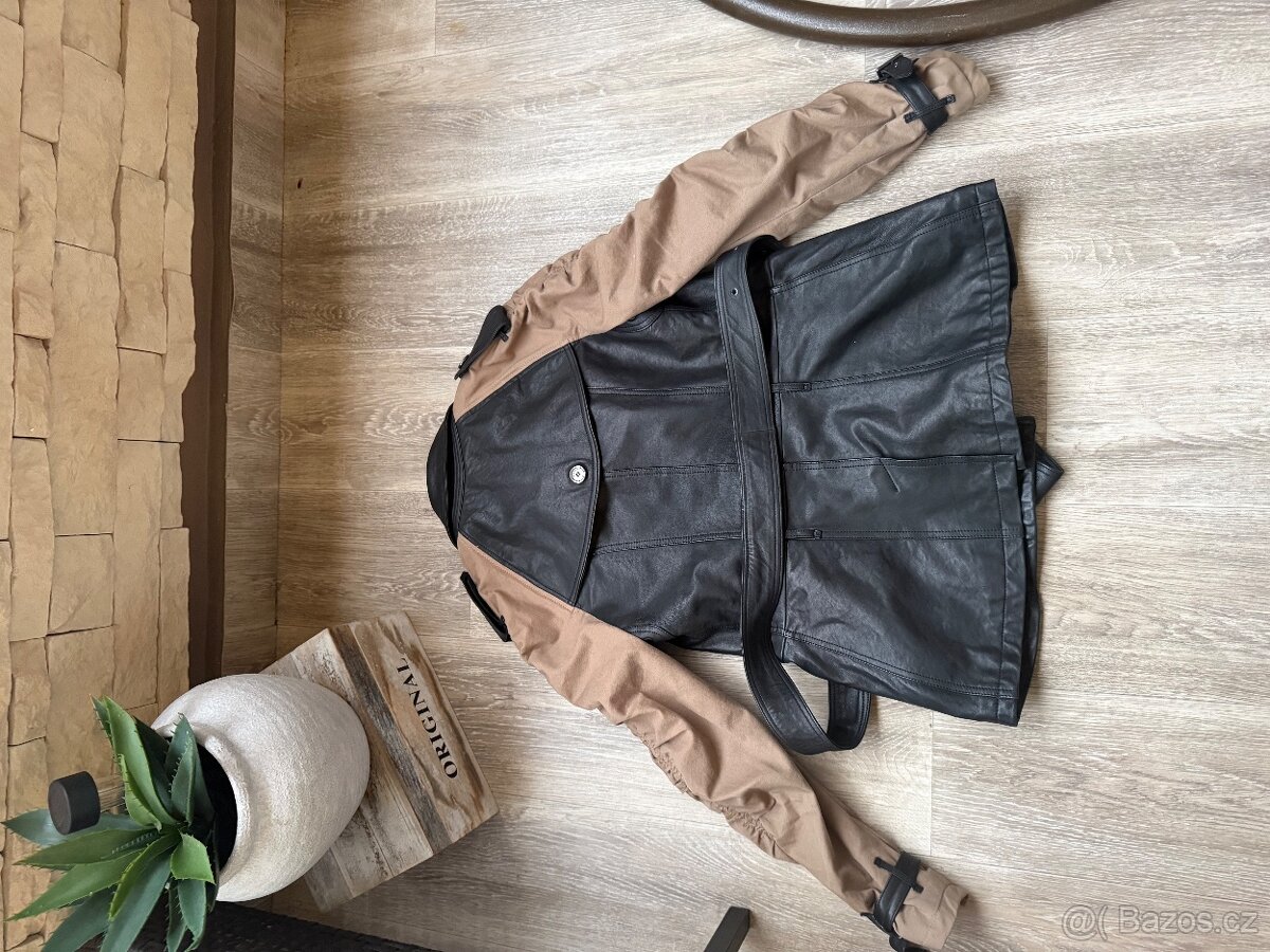 Burberry Brit kožený kabát - 8