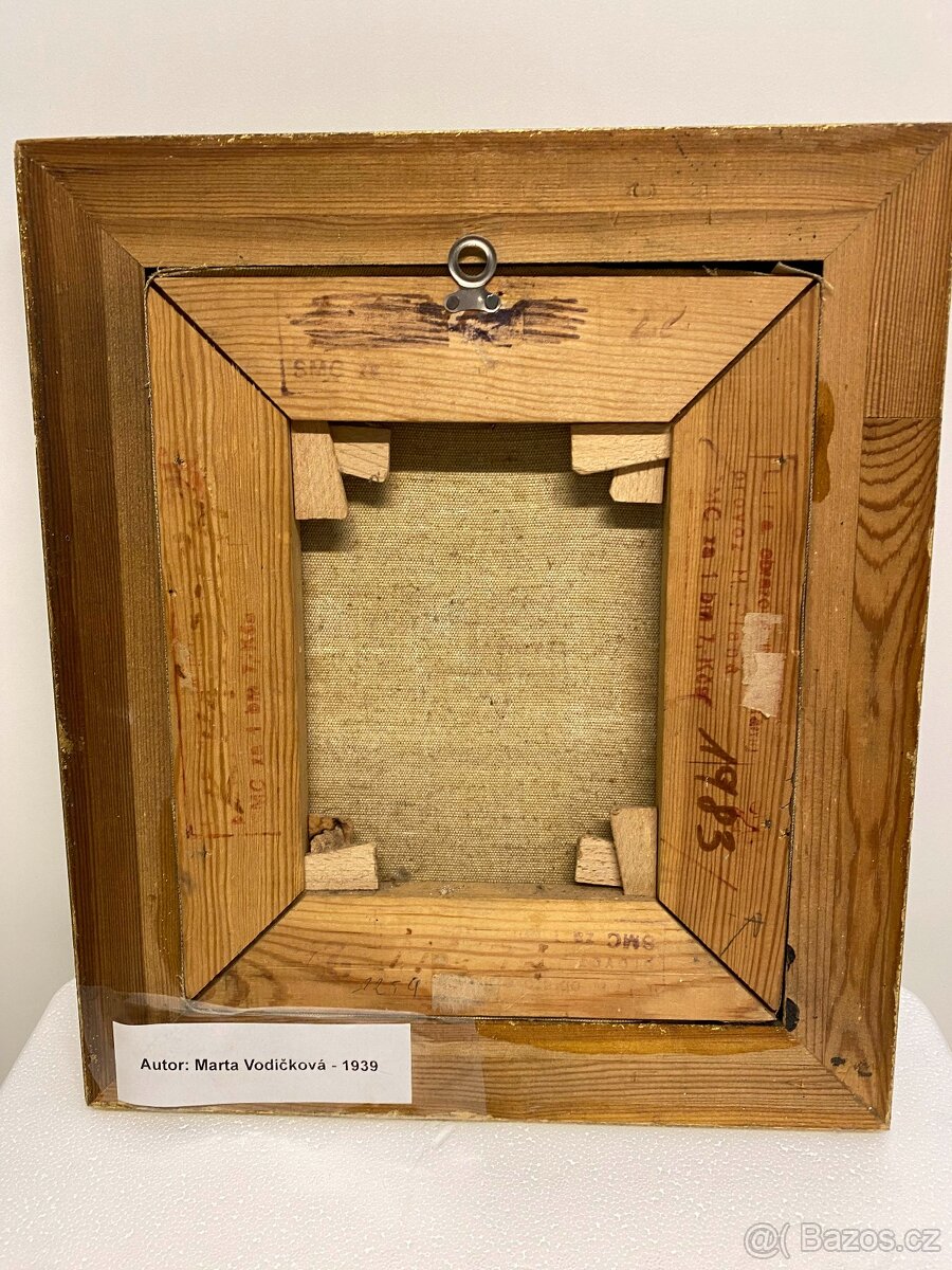 Obraz Květiny -olejomalba na plátně autorka: M.Vodičková - 8