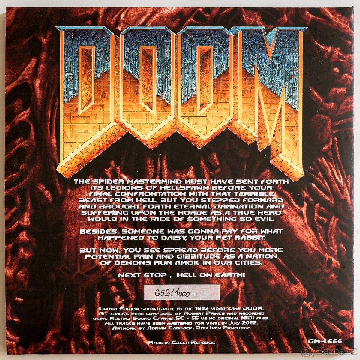 Doom 1993 Original Soundtrack Limited Edition Vinyl 2 LP - 8