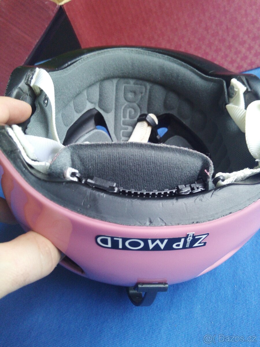 Dětská helma na lyže Bern Nina ZIP mold 48-51,5 cm jako nová - 8