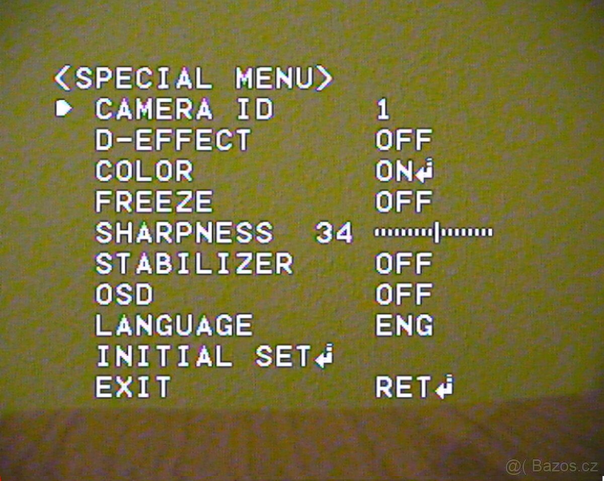 Interiérová bezpečnostní CCTV kamera LG XDI LC703P-B - 8