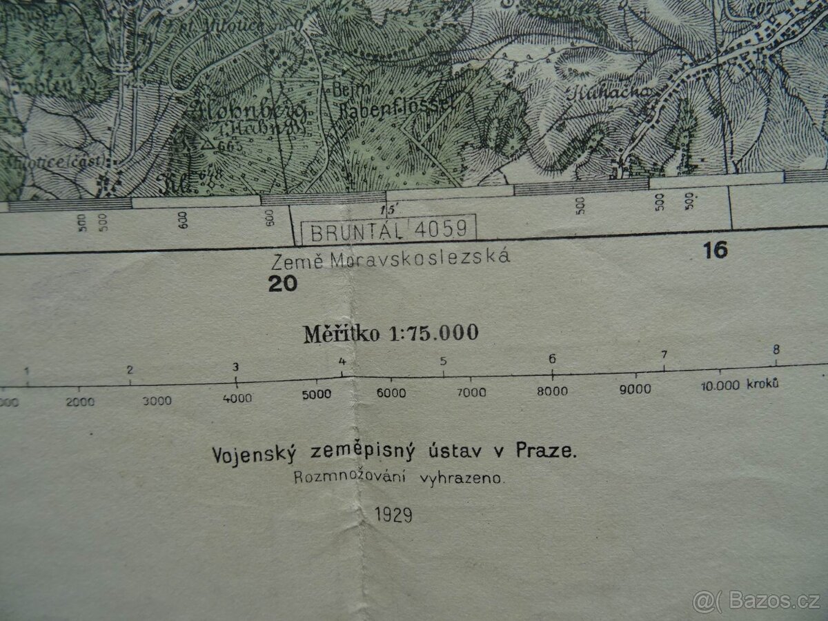 Staré vojenské mapy . - 8