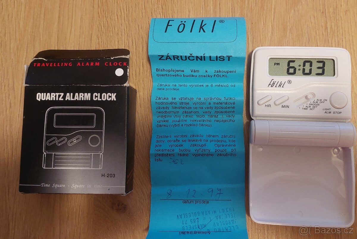 Digitální hodiny budík - 8