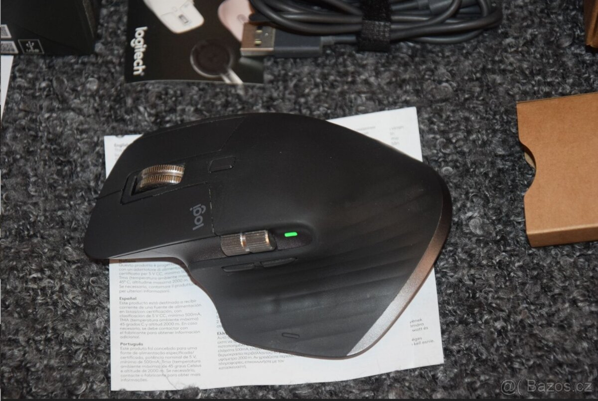 Logitech MX Master 3S verze s USB přijímačem, zár.do 01/2027 - 8