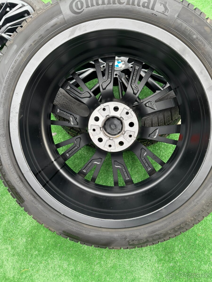 Originál alu kola Bmw 5x112 R18 styling 796M zimní - 8