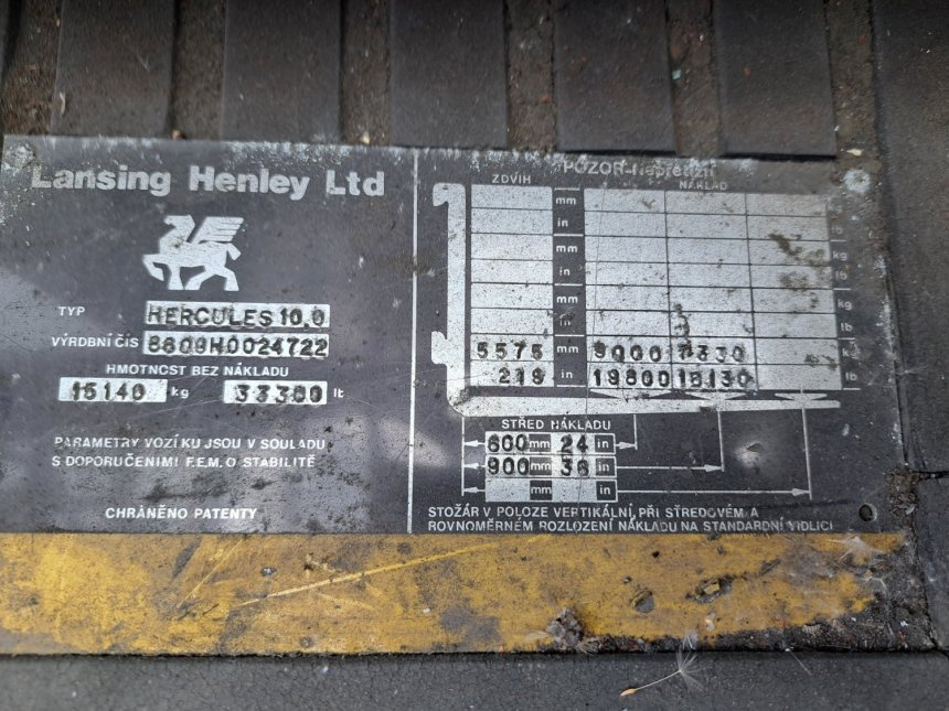 VZV LANSING HENLEY HERKULES 10 NOSNOST - - 8