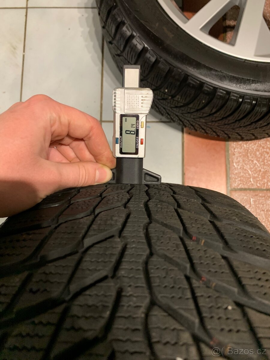 Alu kola Škoda R17 5X112 ZIMNÍ PNEU 225/50 R17 8mm POLAR - 8