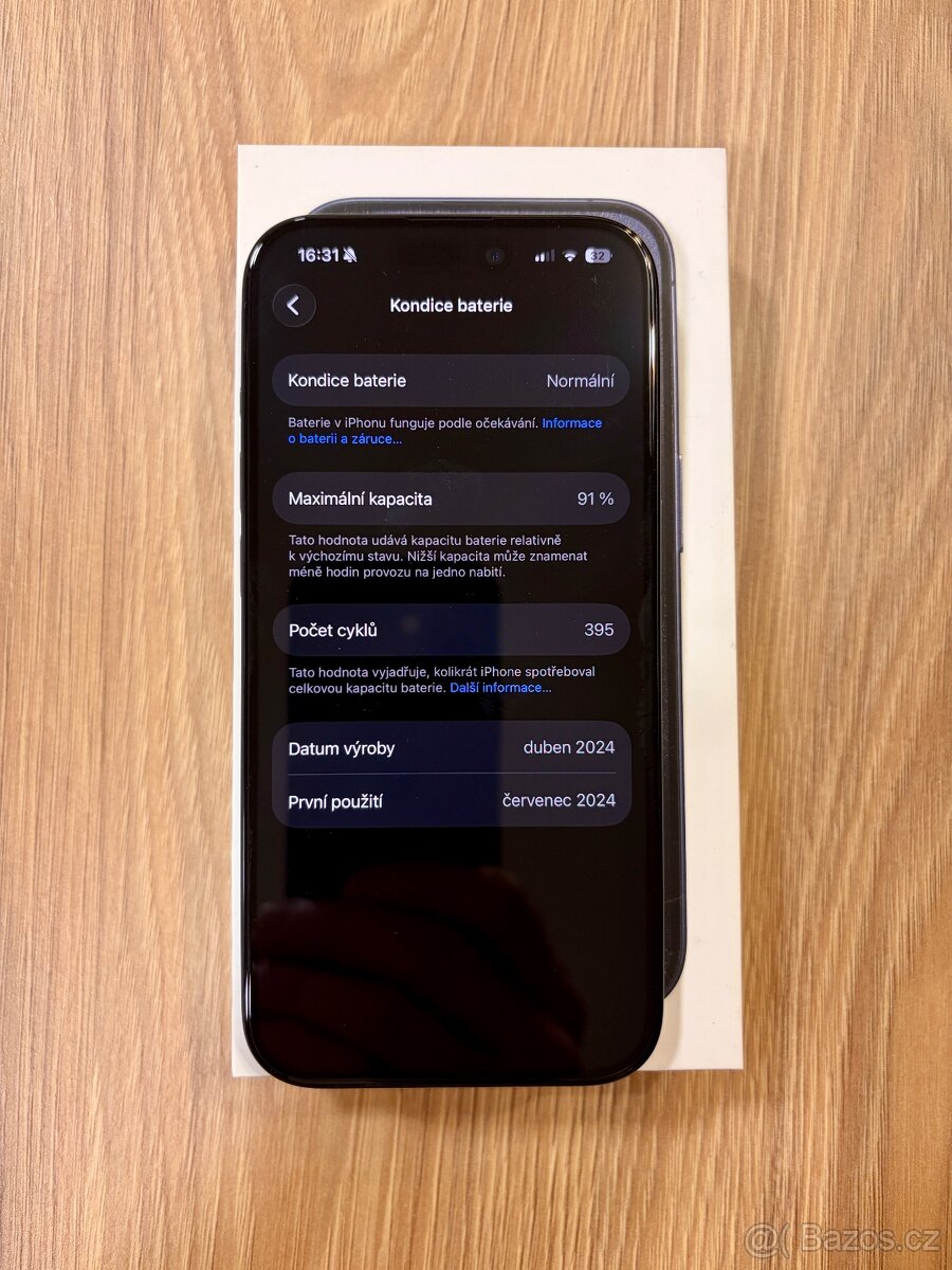 iPhone 15 Pro 128GB, Blue Titan - TOP STAV - 8